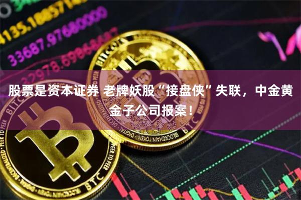 股票是资本证券 老牌妖股“接盘侠”失联，中金黄金子公司报案！