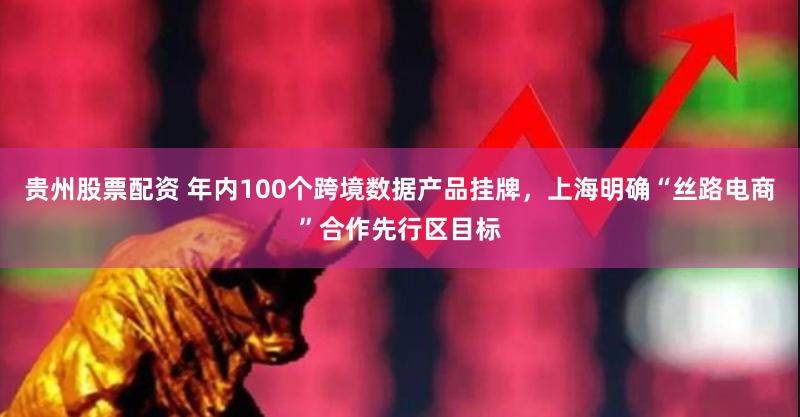 贵州股票配资 年内100个跨境数据产品挂牌，上海明确“丝路电商”合作先行区目标